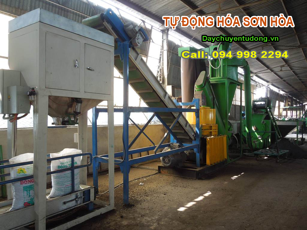 Dây chuyền sản xuất phân bón hữu cơ vi sinh tiên tiến